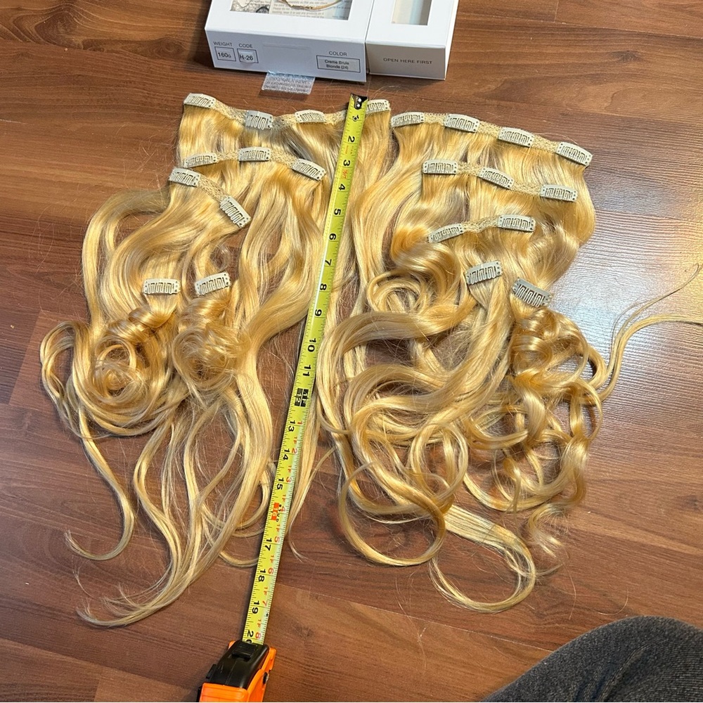 Glamorous Golden Hair Extensions